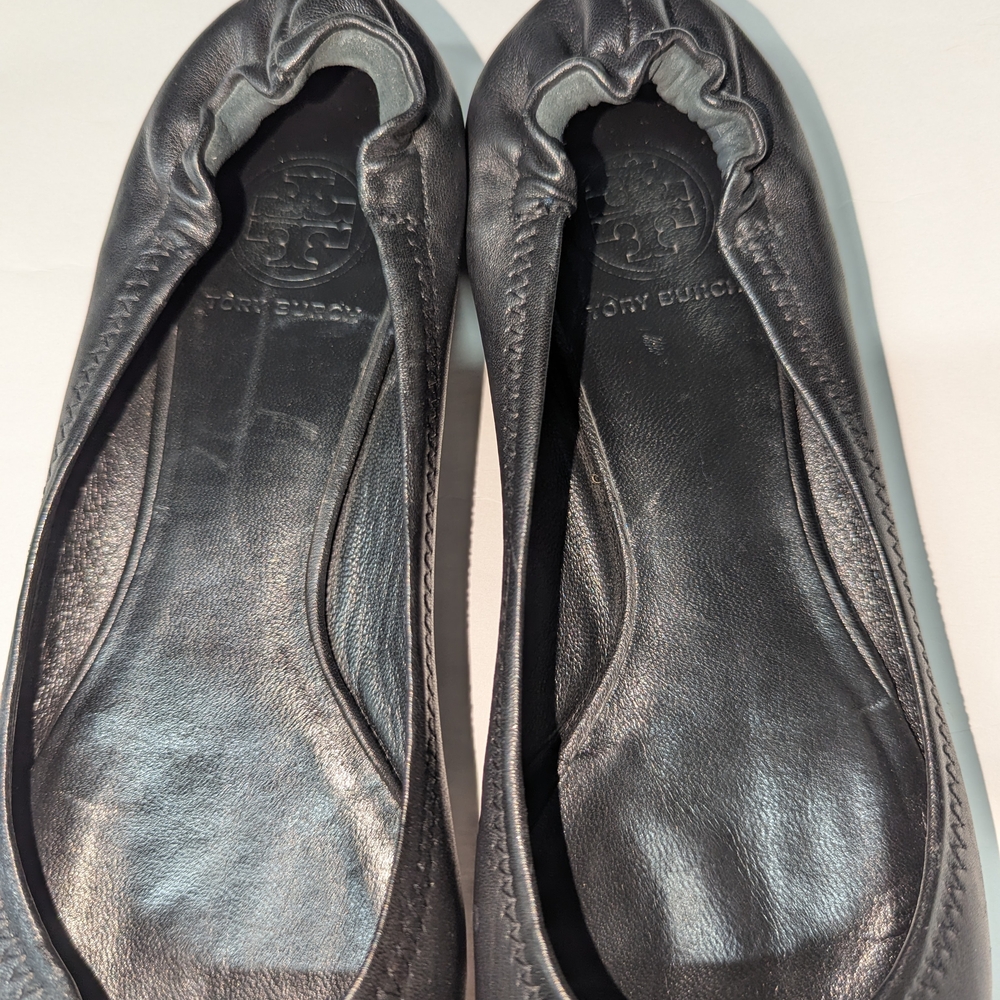 Tory Burch 2006 Reva Ballet Flats w/Gold Logo Medallion - Sz 7M GREAT Condition! - Picture 3 of 11